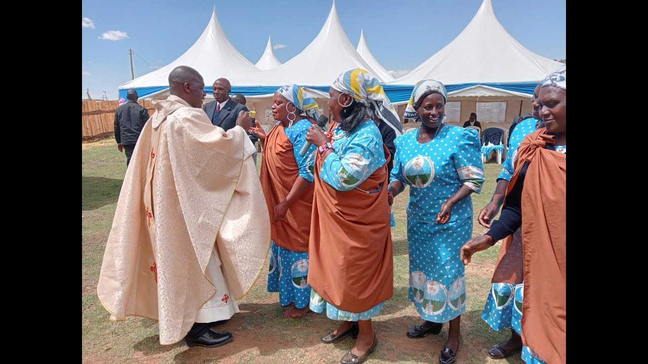 FIRST MASS OF FATHER GIDEON MAINA AT ST ANTHONY SHAMATA PARISH