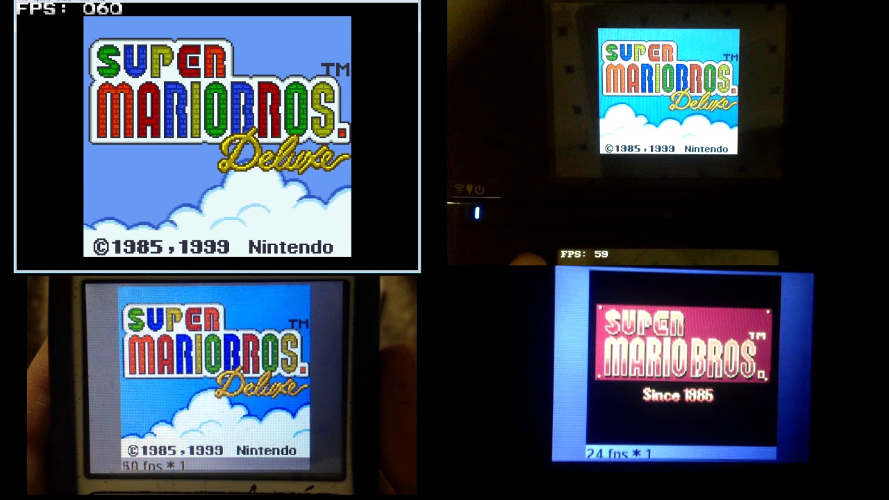 GBC emulation battle: GBA vs DS vs Nokia asha 302 vs Nokia C3