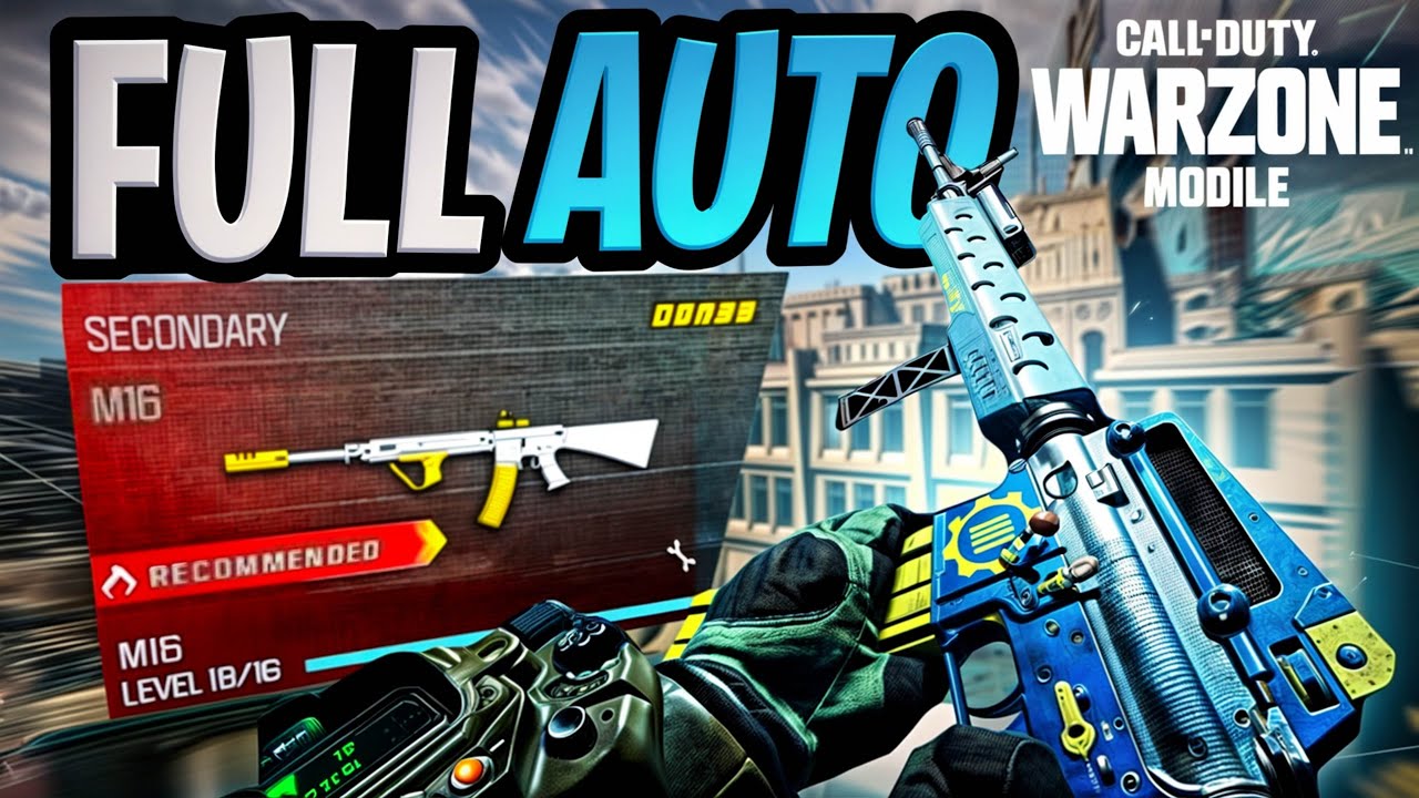 The NEW FULL AUTO M16 is META on Rebirth Island! Warzone Mobile