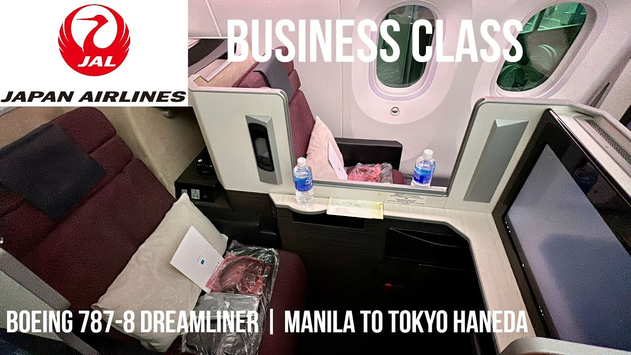Japan Airlines Business Class Boeing 787-8 Dreamliner | Manila to Tokyo Haneda