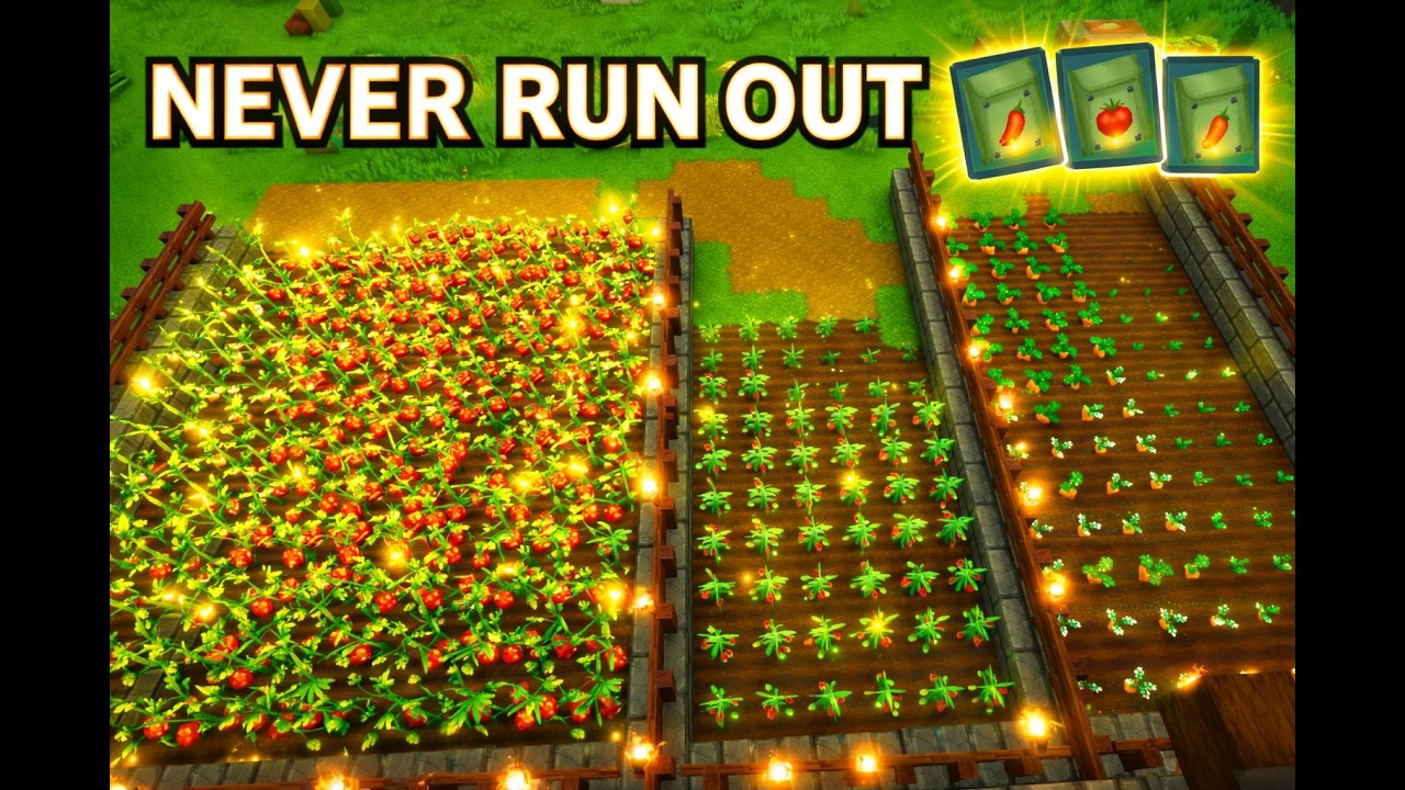 I Built an Eternal Farm in Hytale (Unlimited crops!)