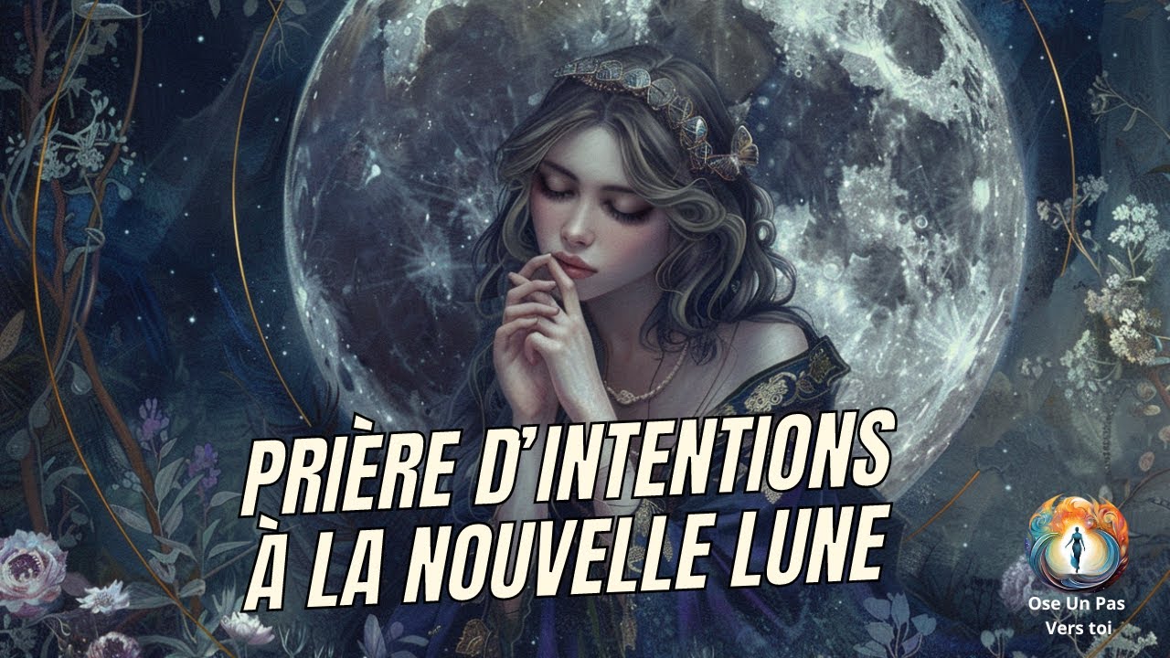 Prière d'intentions, demandes, et de gratitude à la nouvelle lune