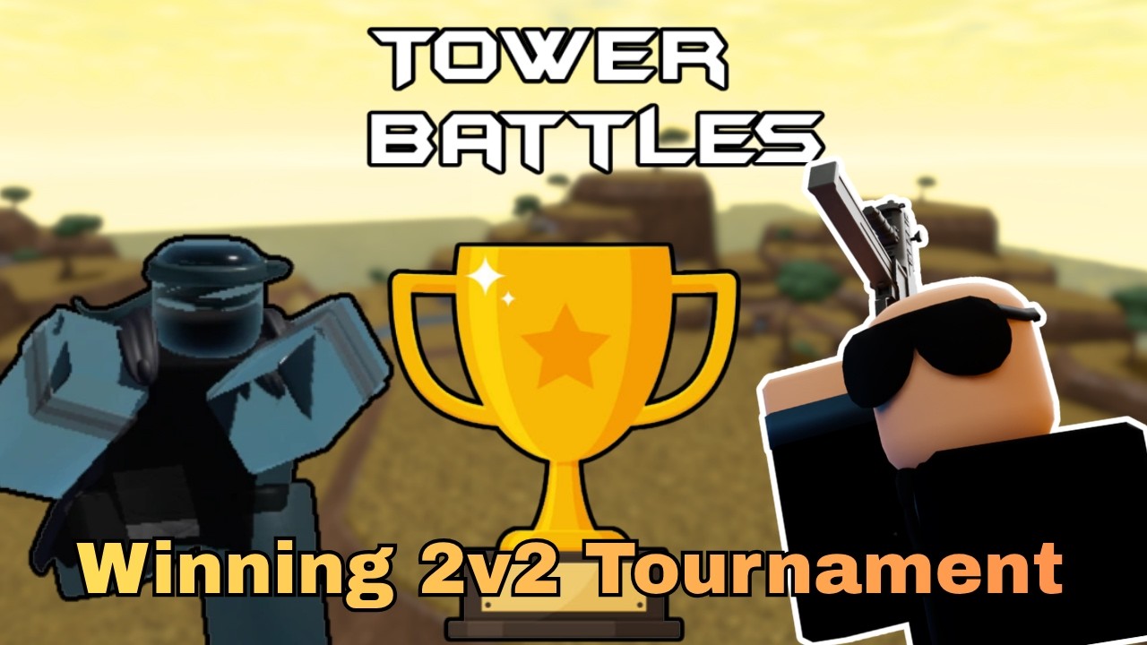 Winning a 2v2 Huntsman Tournament | Roblox Tower Battles