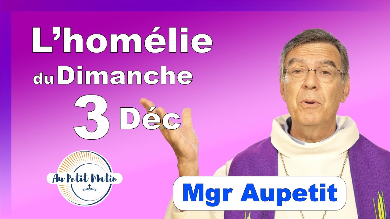 Évangile et homélie du Dimanche 3 Décembre - Avec Mgr Aupetit ( 1er Dim de l'Avent )