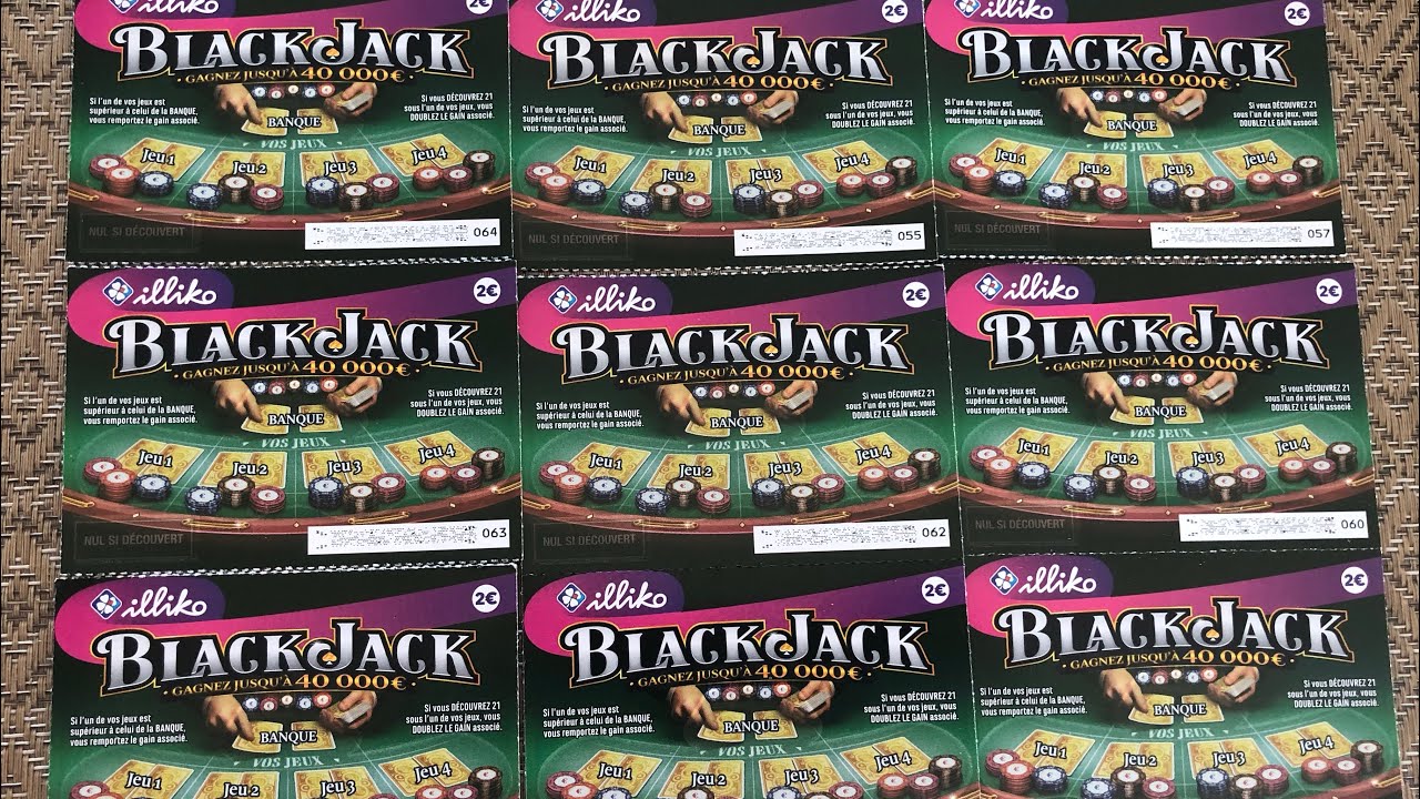 GRATTAGE FDJ 10 BLACKJACK &Ccedil;A DONNE QUOI ? ☘️🤷&zwj;♀️