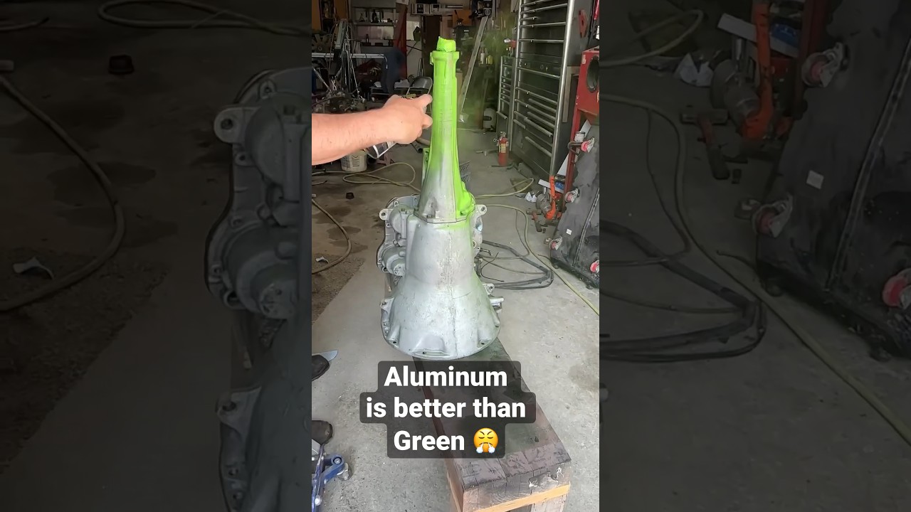 Painting a 727 transmission after rebuilding it #autopaint #carguy #autorepair #mechanic #timelapse