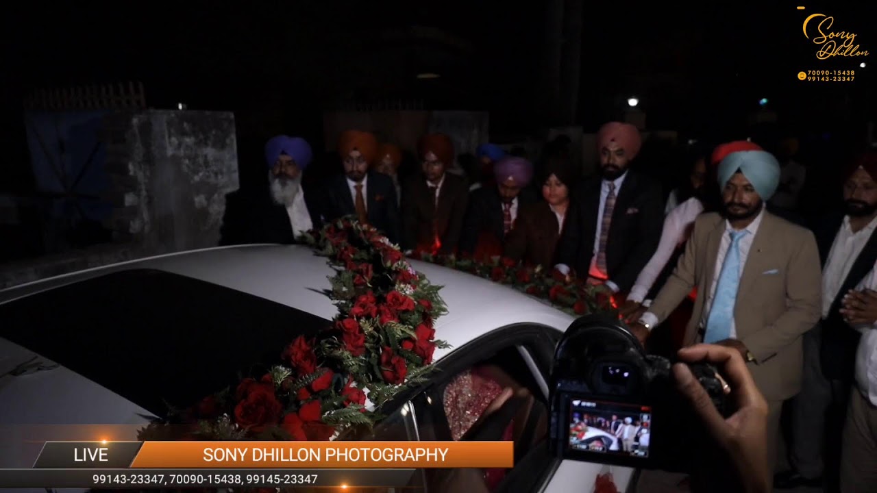 🛑 WEDDING  ll SONY DHILLON PHOTOGRAPHY KHANNA M.99143-23347,70090-15438,99145-23347