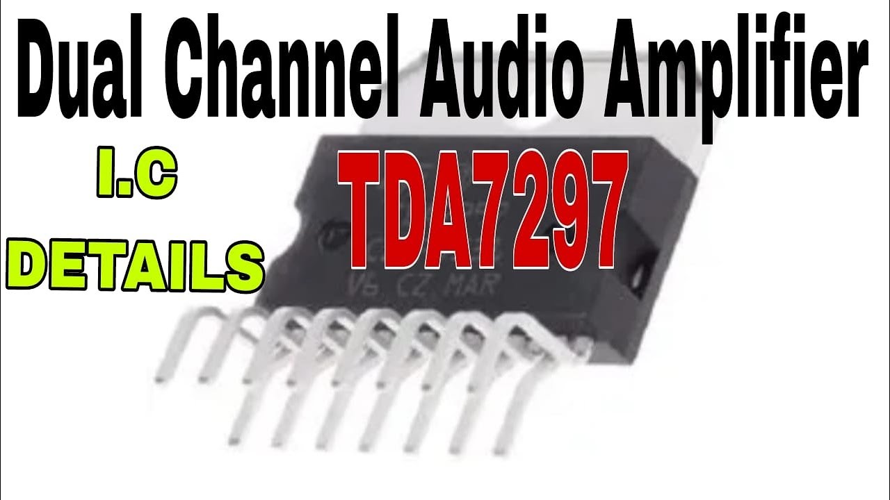TDA 7297 ऑडियो एंपलीफायर पिन डीटेल्स