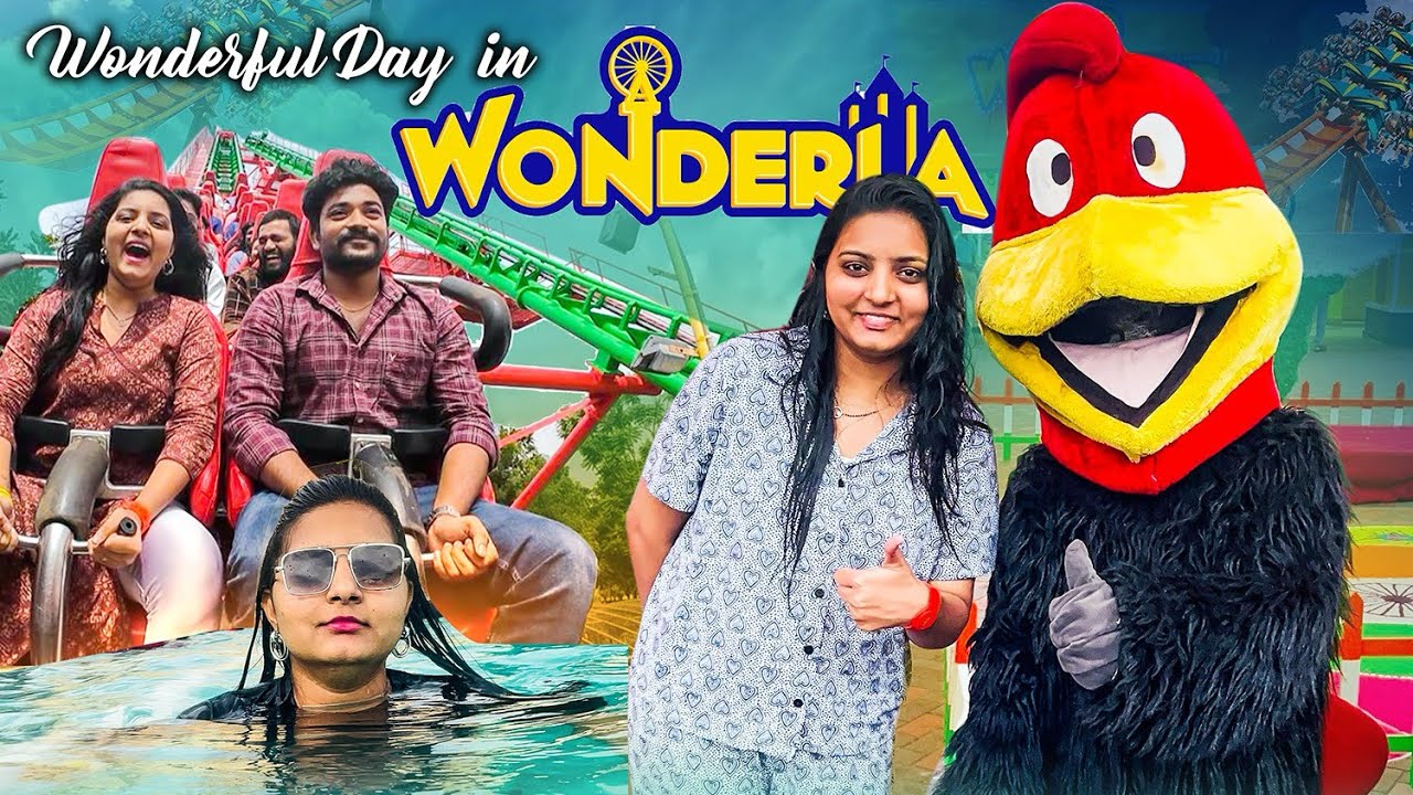 Wonderla trip Hyderabad,wonderful experience