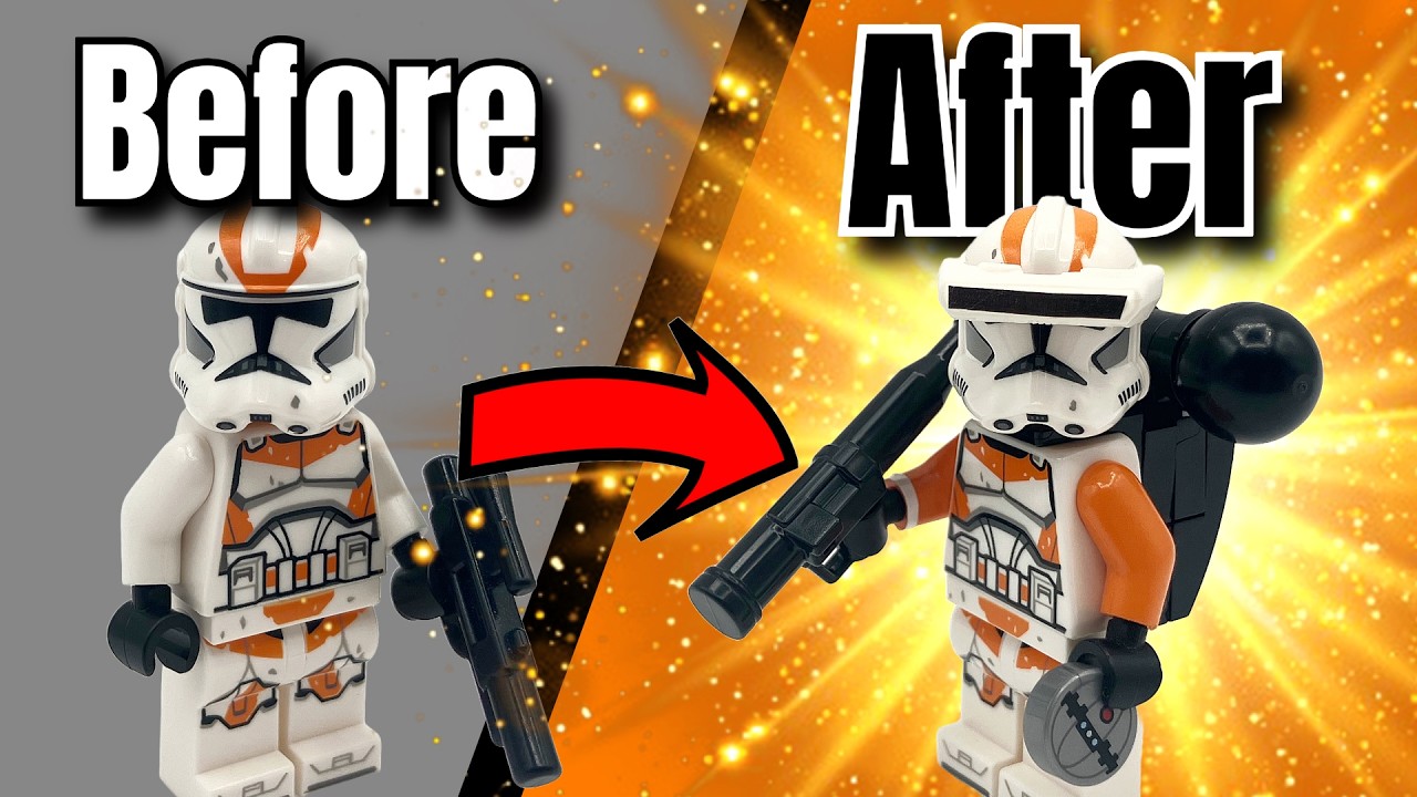 How to UPGRADE your LEGO 212th CLONE TROOPERS!
