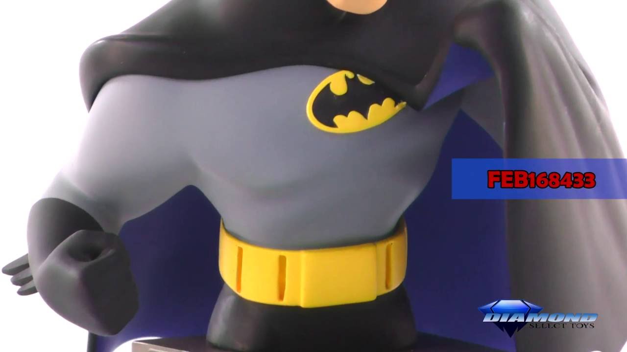 Batman The Animated Series Batman Redux Logo Resin Bust 360 + Packaging