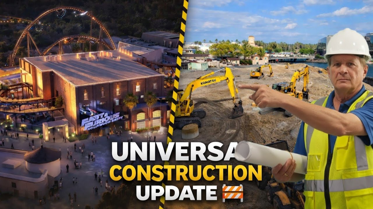Обновление информации о строительстве Universal Studios 🚧 | Что строится прямо сейчас?