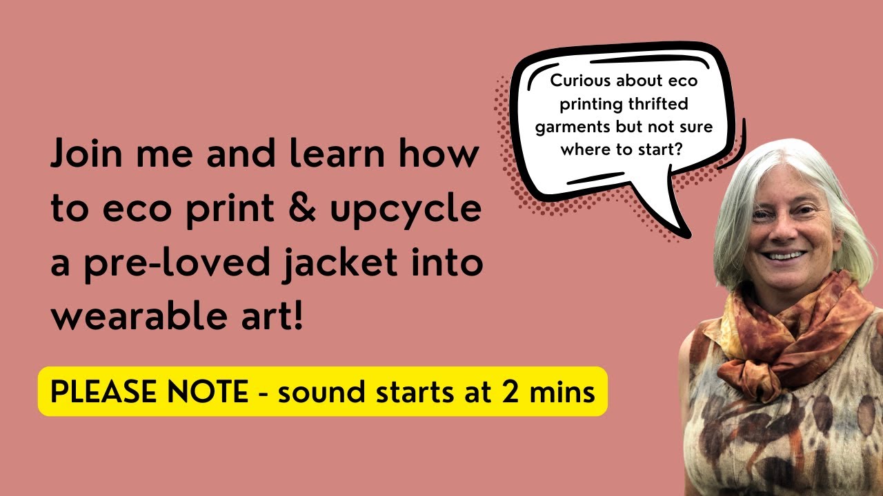 Eco Print a Thrifted Jacket: Sustainable Style in Action #ecoprinting #upcycledfashion #slowtextiles