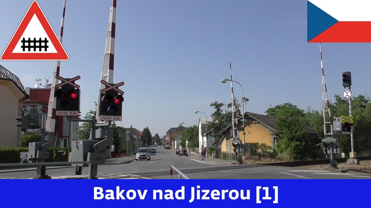 Železniční přejezd Bakov nad Jizerou [1] - 15.6.2018