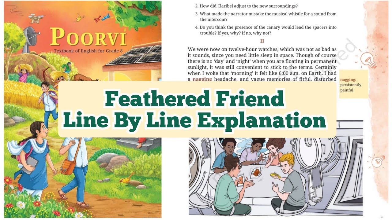 Feathered Friend - Explanation | Class 8th English (Poorvi) | Unit 5 | CBSE 2025-26