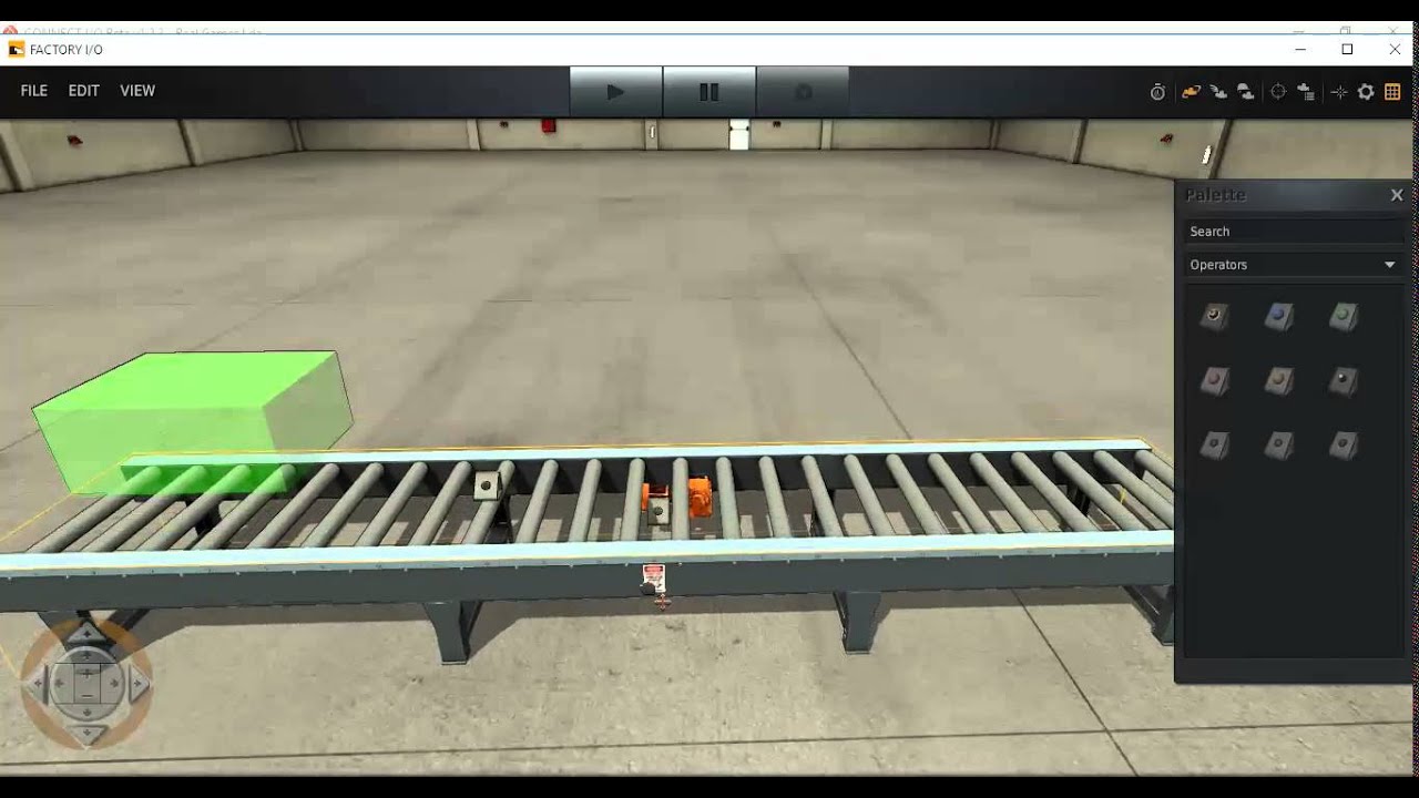 SIMATIC S7-300 PLCSIM to control the Conveyor.