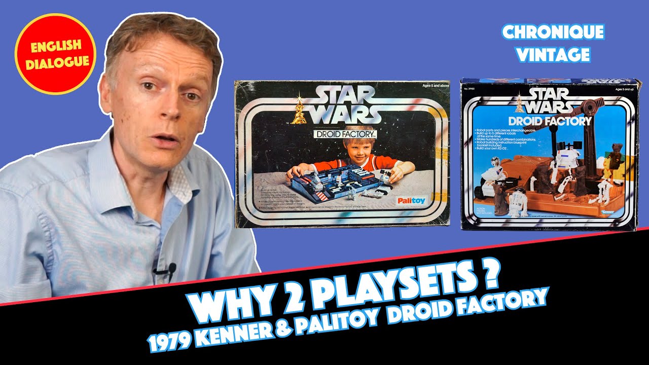 Why 2 Playsets ? 1979 Vintage Star Wars Palitoy Kenner Droid Factory Palyset (English Dialogue)
