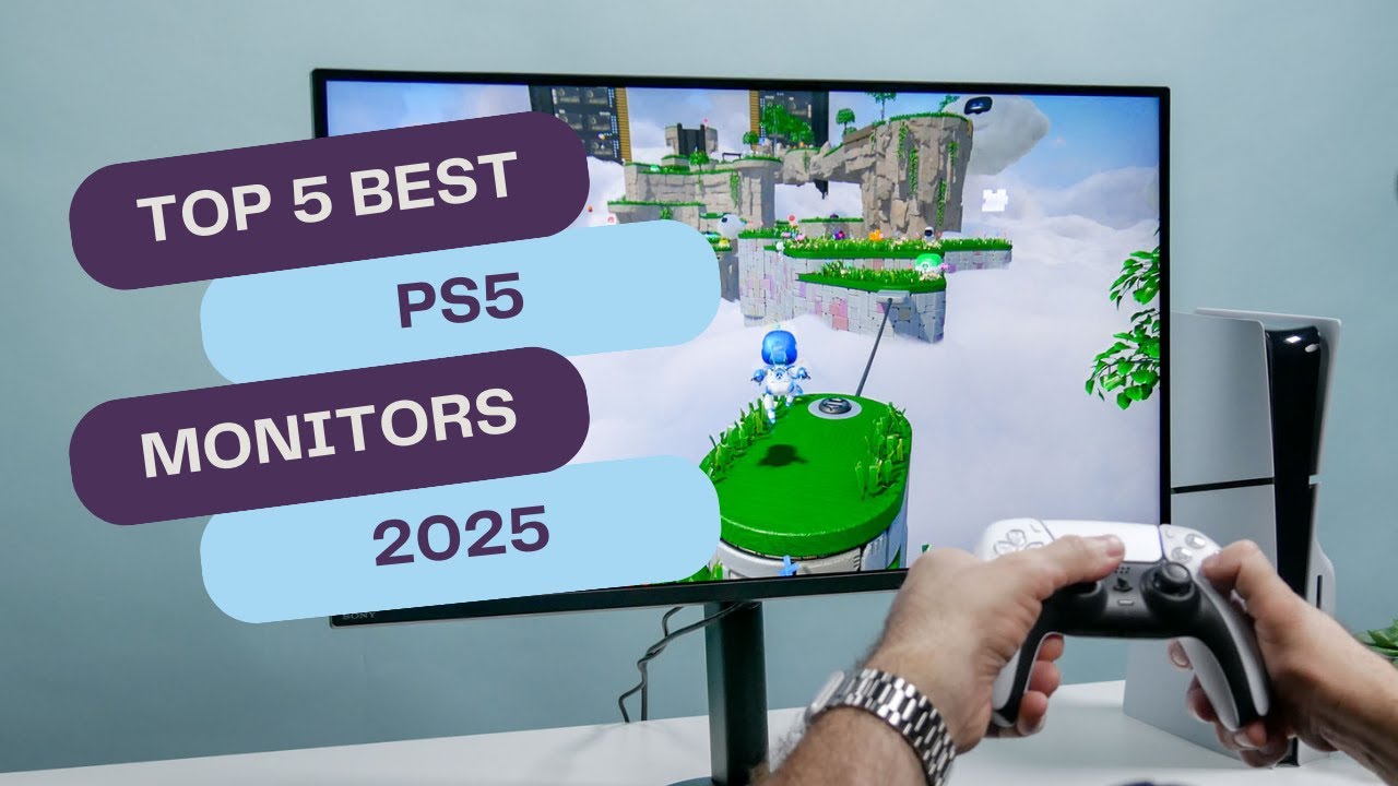 🎮 Top 5 BEST Monitors for PS5 in 2025  4K, 120Hz+ HDMI 2 1 Gaming Monitors! 🔥