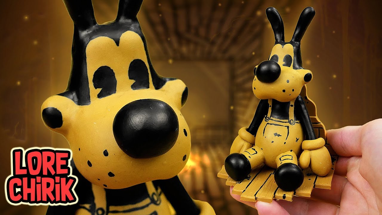 Making Boris Toy from Bendy and the Ink Machine Chapter 3 in POLYMER CLAY!