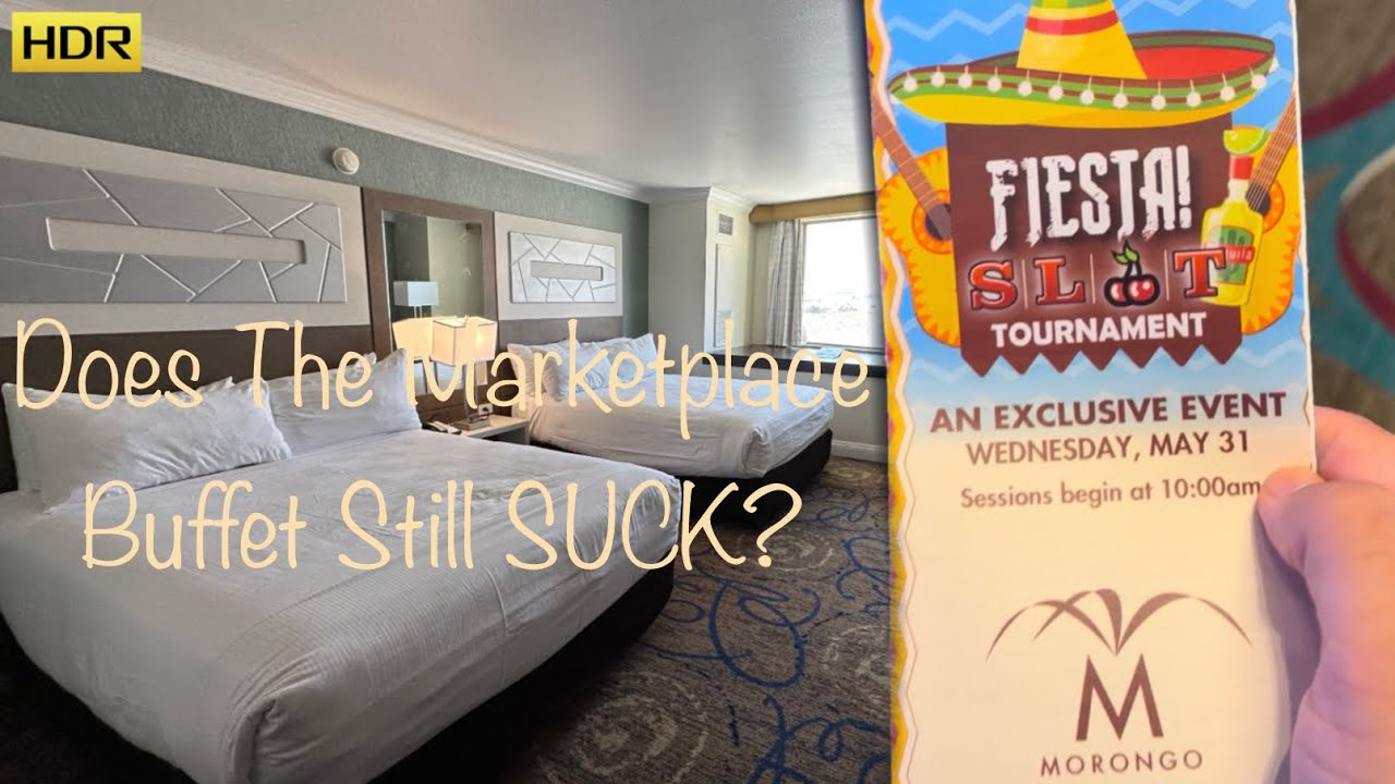 4K HDR Morongo Casino Slot Tournament Trip | Does Marketplace Buffet Still Suck? | June 2023