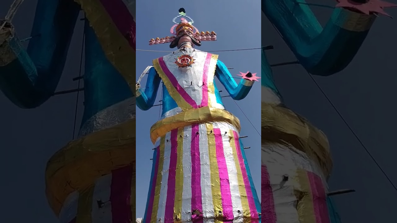 ravan at derasi ground Ludhiana 2023 #india #dussehra #festival #punjab #derasi