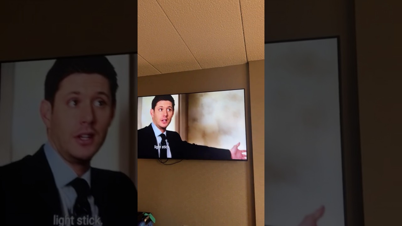 Can&rsquo;t have a Supernatural Con without a Lightstick #jensenackles #spnfamily #supernatural #spn