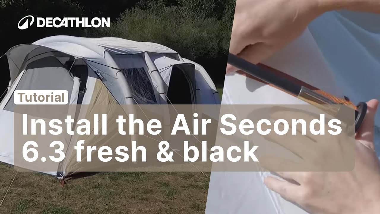 TUTORIAL - How to install the AIR SECONDS 6.3 FRESH & BLACK ? | Decathlon_QUECHUA