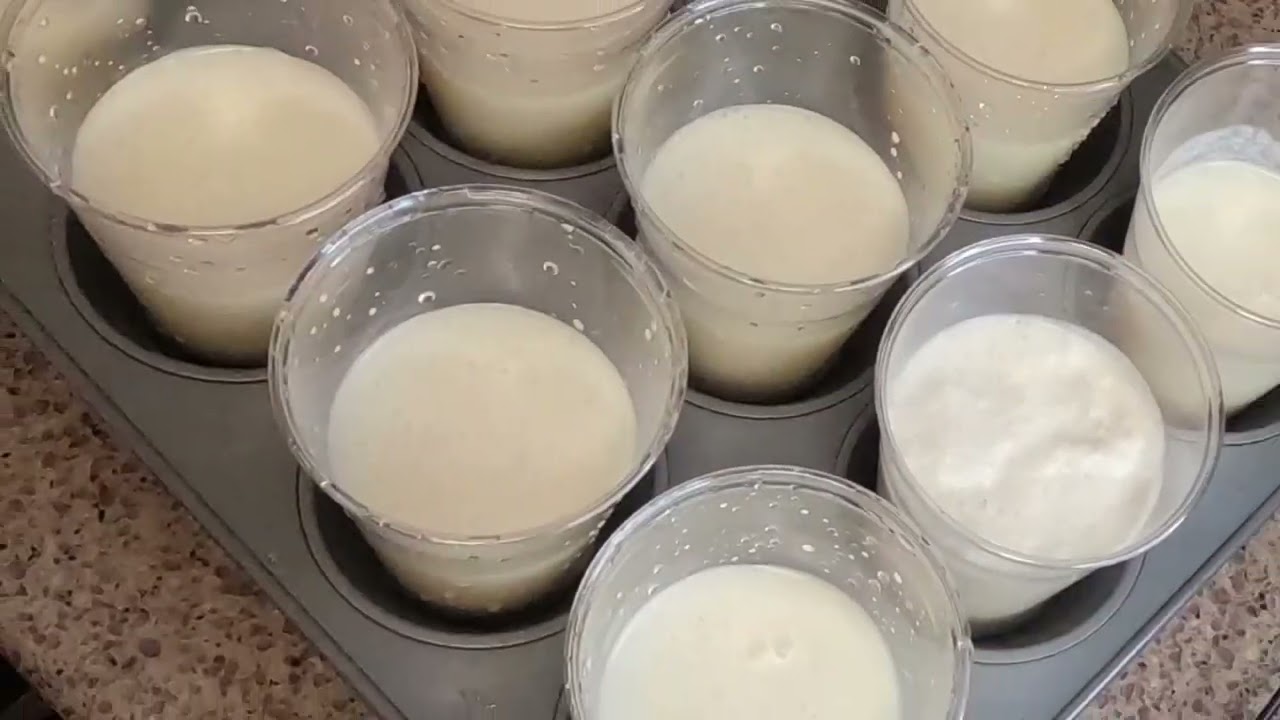 Limber de Coco with canned milk and canned coconut water