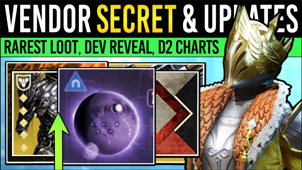 Destiny 2: СЕКРЕТНАЯ ДОБЫЧА ОТ ПРОДАВЦА И ЗАВЕРШЕНИЕ ЭПОХИ! Редчайшие предметы, кинематографическ...