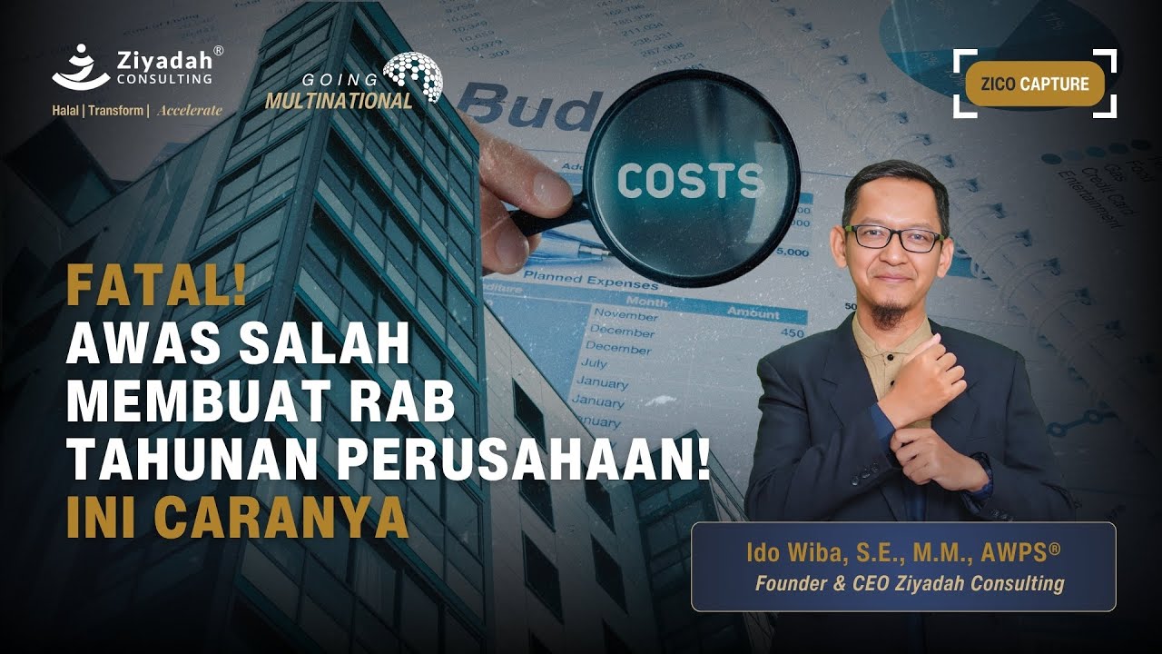 Financial Modelling - Membuat Rencana Anggaran Biaya (RAB) Tahunan Perusahaan