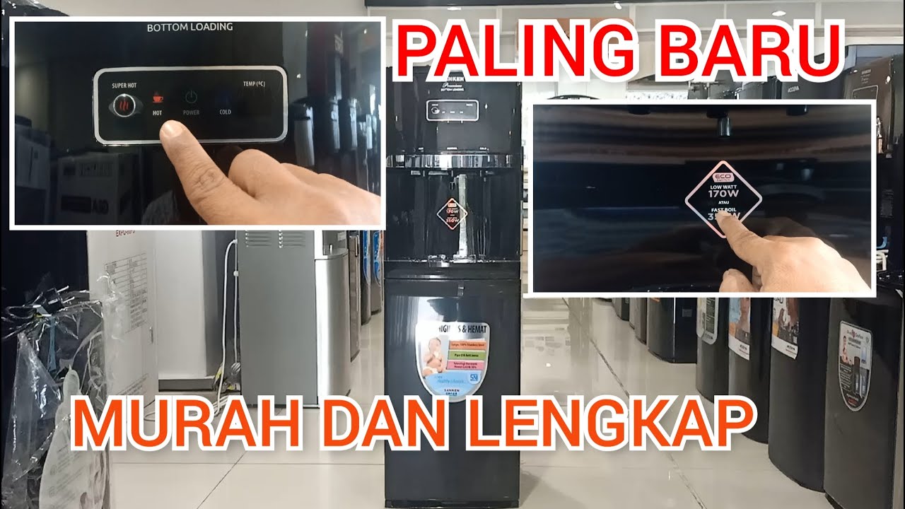 Dispenser Galon Bawah Sanken Terbaru Harga Bersaing dengan fitur lengkap
