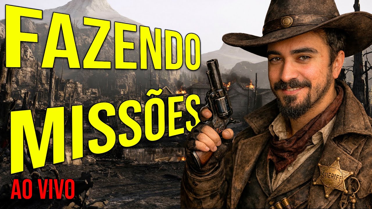 HUNT SHOWDOWN AO VIVO 🤠- FAZENDO MISSÕES