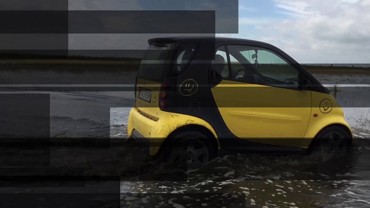 Smart ForTwo offroad - Deep water - flood car compilation Fail and Win 2021