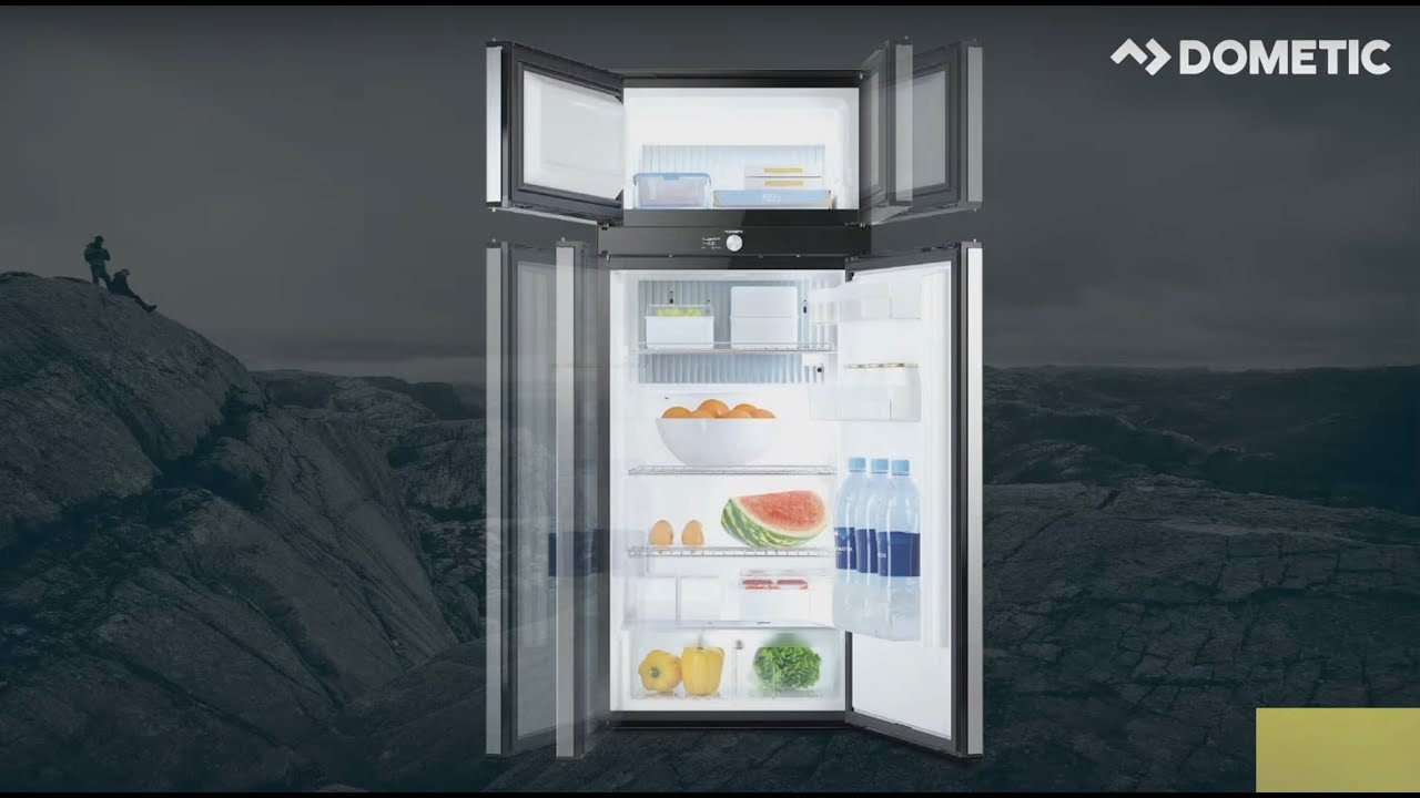 Größter Wohnmobil-Kühlschrank: Dometic RMD 10.5T 2021. Mit Doppeltüren. Dometic Neuheiten 2021.