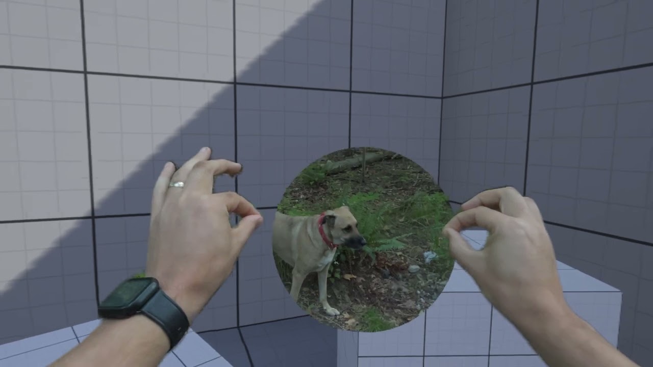 Passthrough on Apple Vision Pro w/ UE 5.5 Pt 2 - Portal Balls