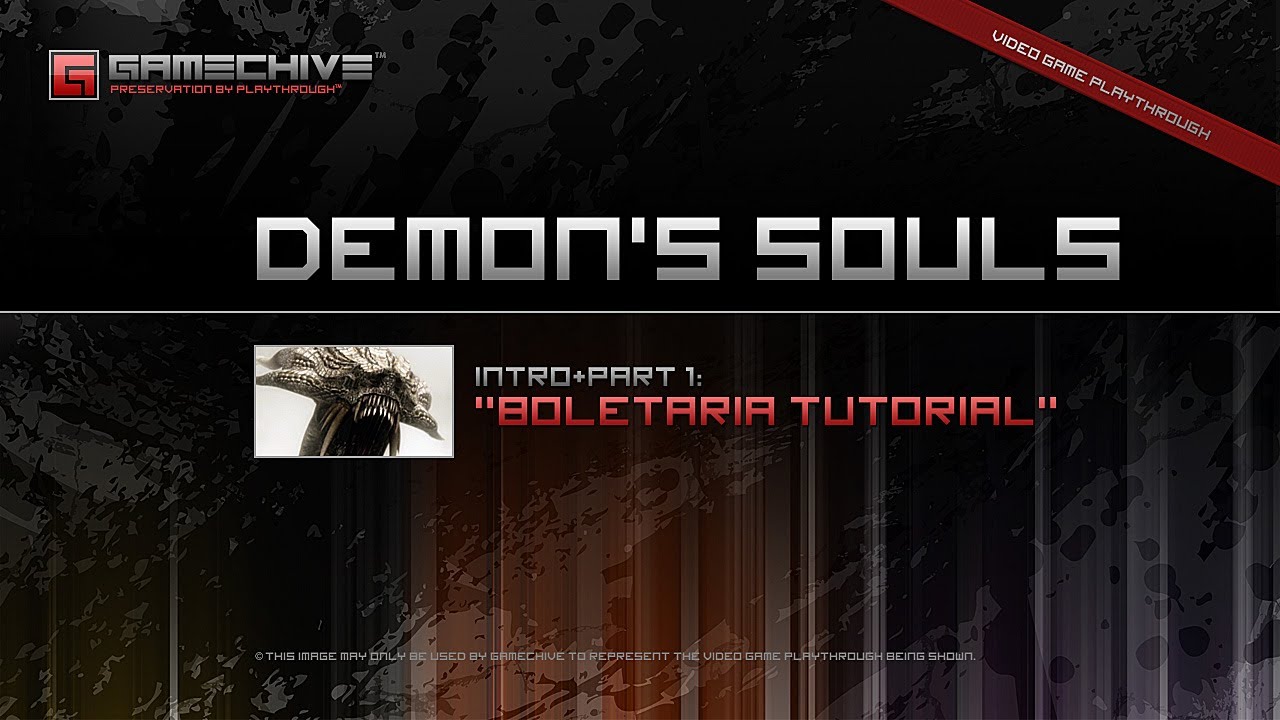 Demon's Souls (PS3) Gamechive (Intro & Part 1: Boletaria Tutorial)