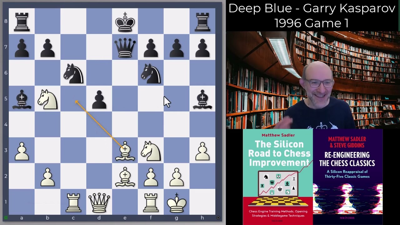 Deep Blue rediscovered! 1996 Match against Garry Kasparov - the shocking Game 1 victory!
