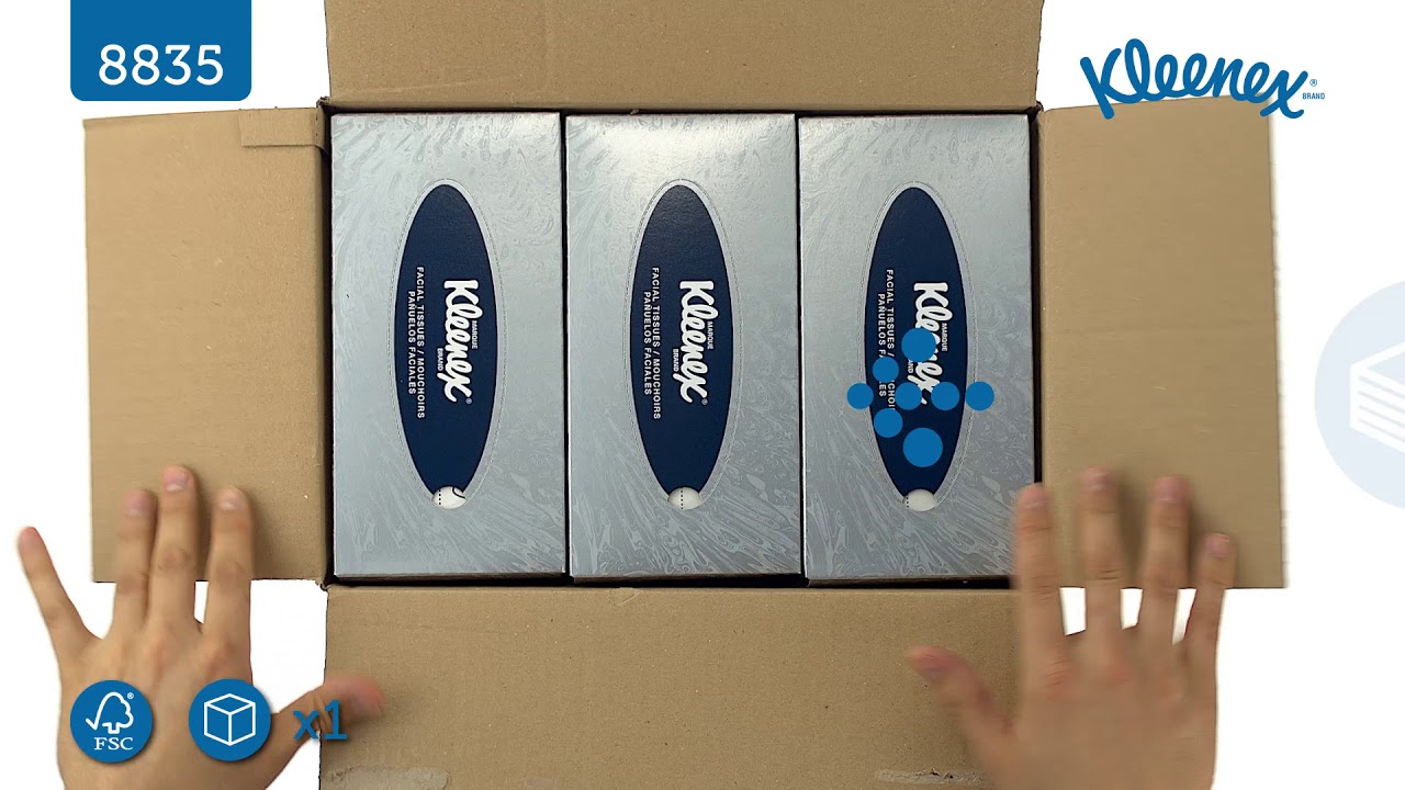 8835 KLEENEX&reg; Facial Tissue - Standard