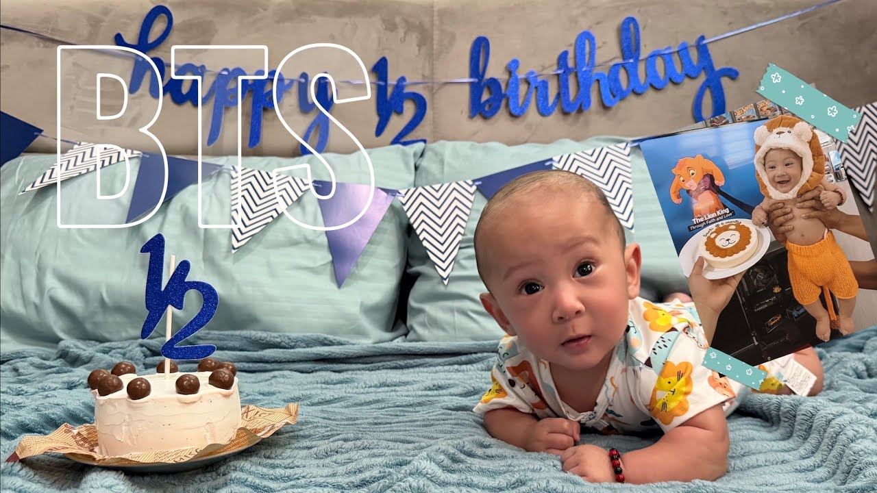 BTS of Santi’s 6th month photoshoot | TheVillarbas