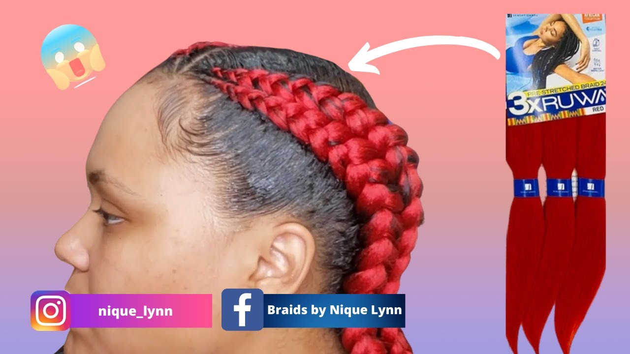 How to TUCK Twin Feed In Braids using RUWA Braiding Hair