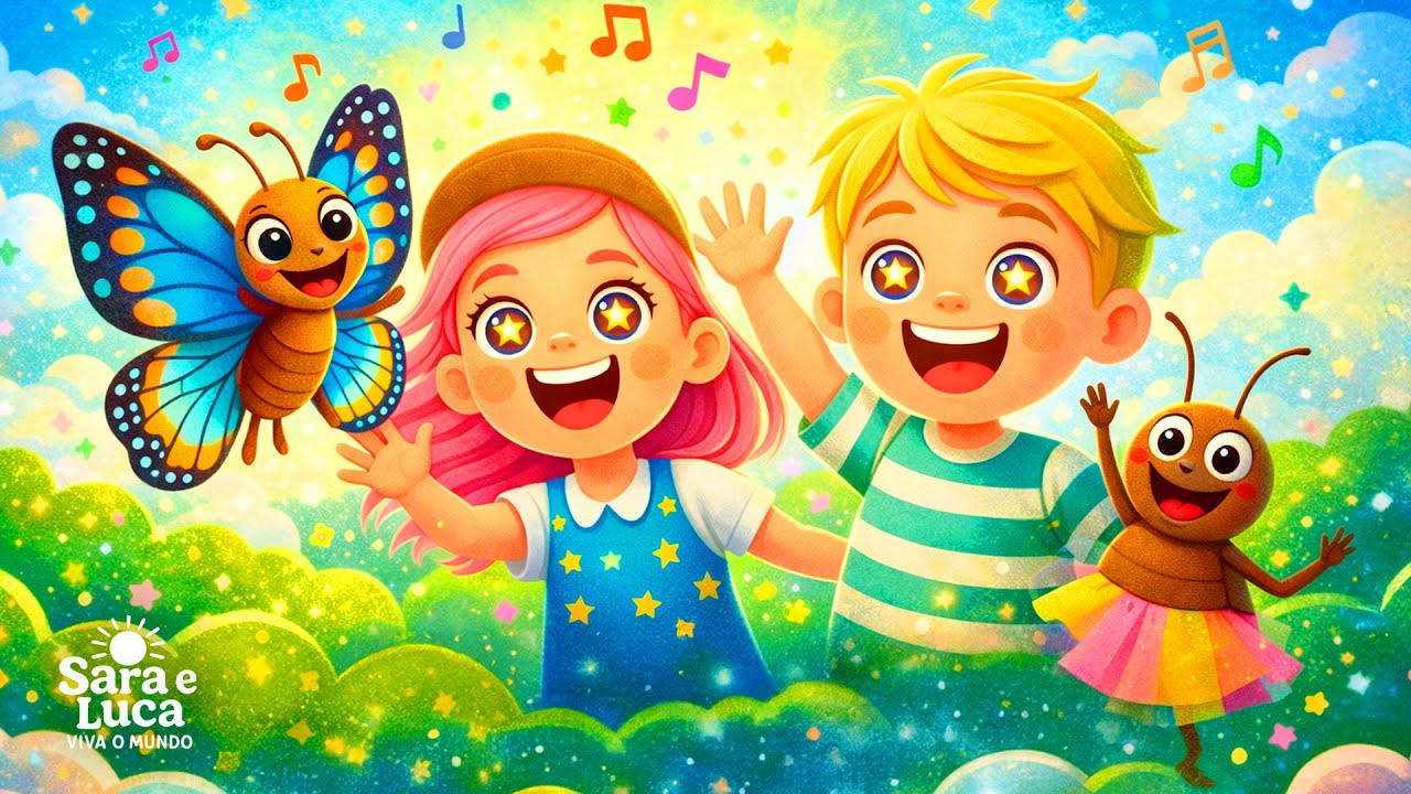 Vem Cantar e Dançar! 🎵 O Mundo Mágico de Sara e Luca