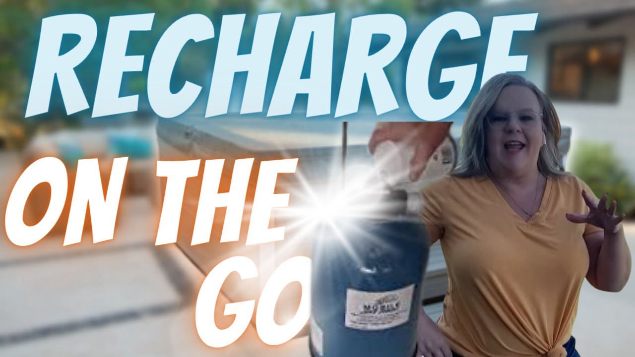 Recharging Your On-The-Go Water Softener