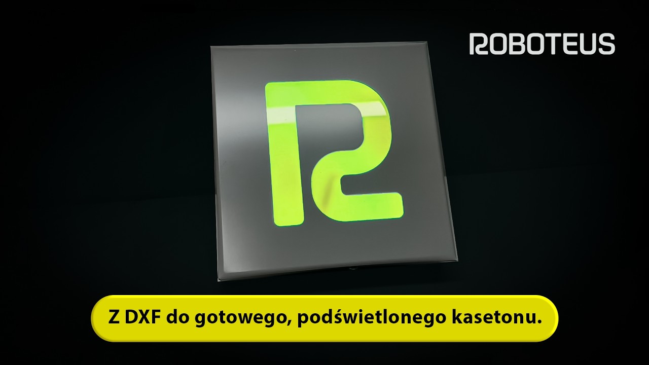 Od DXF do kasetonu LED – pełna produkcja na frezarce CNC