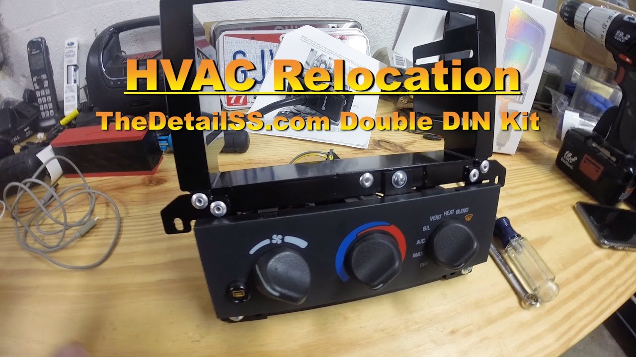 Part 4: Impala Project: TheDetailSS.com Double Din Install HVAC Relocation