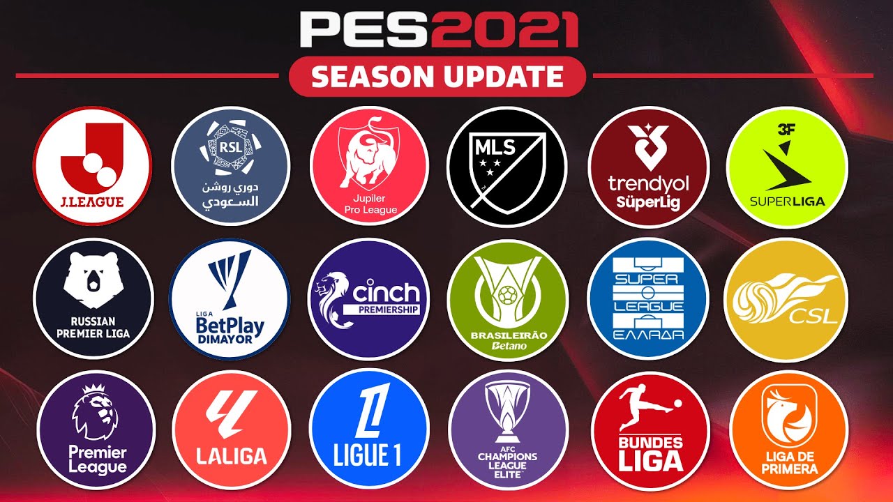 PES 2021 I New Emblems For Clubs & Leagues 2026 - Compatible With All Patches