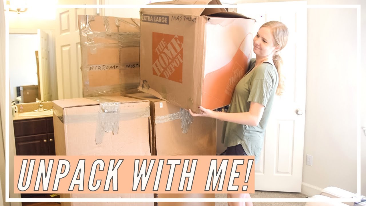 UNPACKING AND ORGANIZING OUR NEW HOUSE | decorate and clean my new house with me *moving vlog*