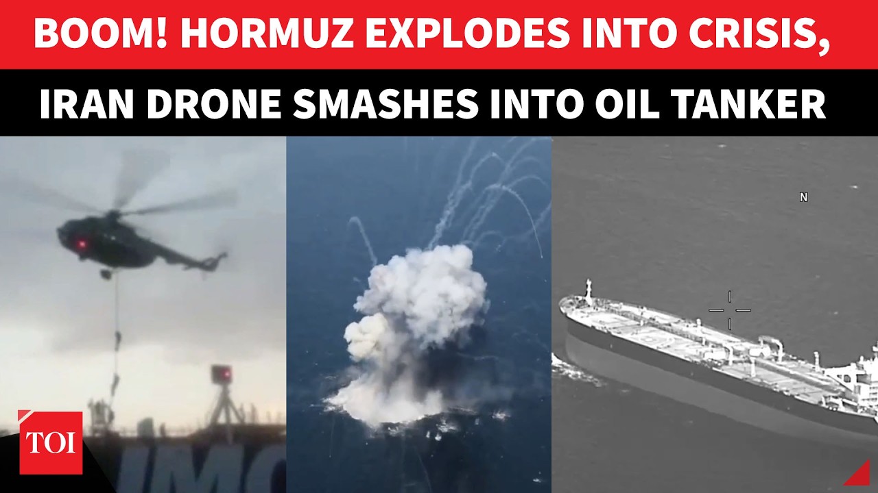 STRAIT OF HORMUZ WAR: Iran's IRGC Unleashes Shocking Drone Strike On Tanker, Oil Route 'SHAKEN'