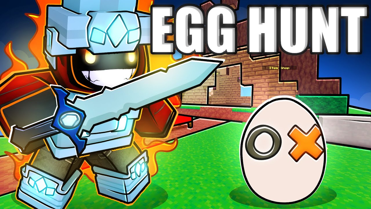 I Unlocked the BEDWARS EGG in Roblox EGG HUNT 2024...