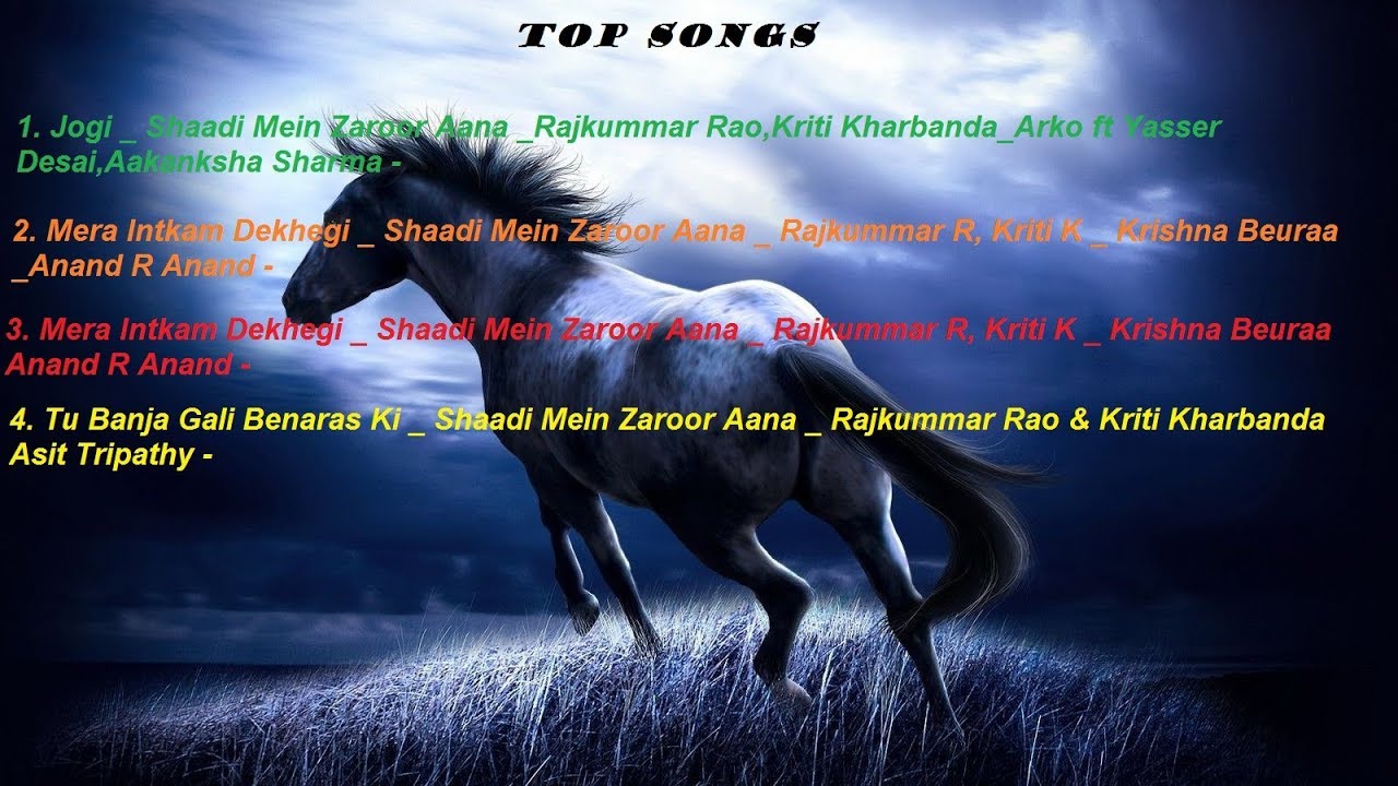 Top most songs of movie | shadi mai zaroor aana |