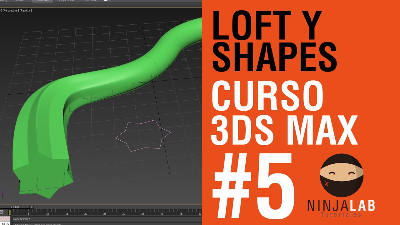 LOFT Y SHAPES PRINCIPIANTES 3DS MAX / PARTE #5